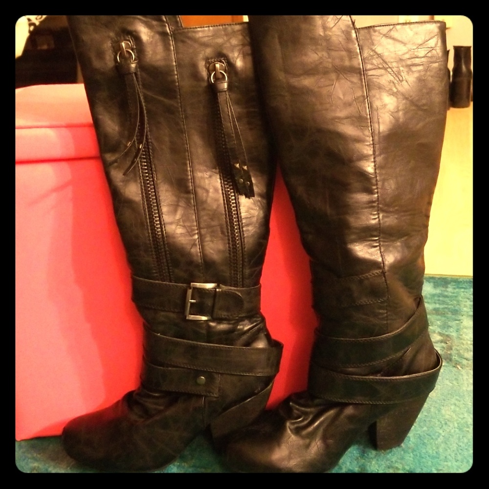 Knee high boots